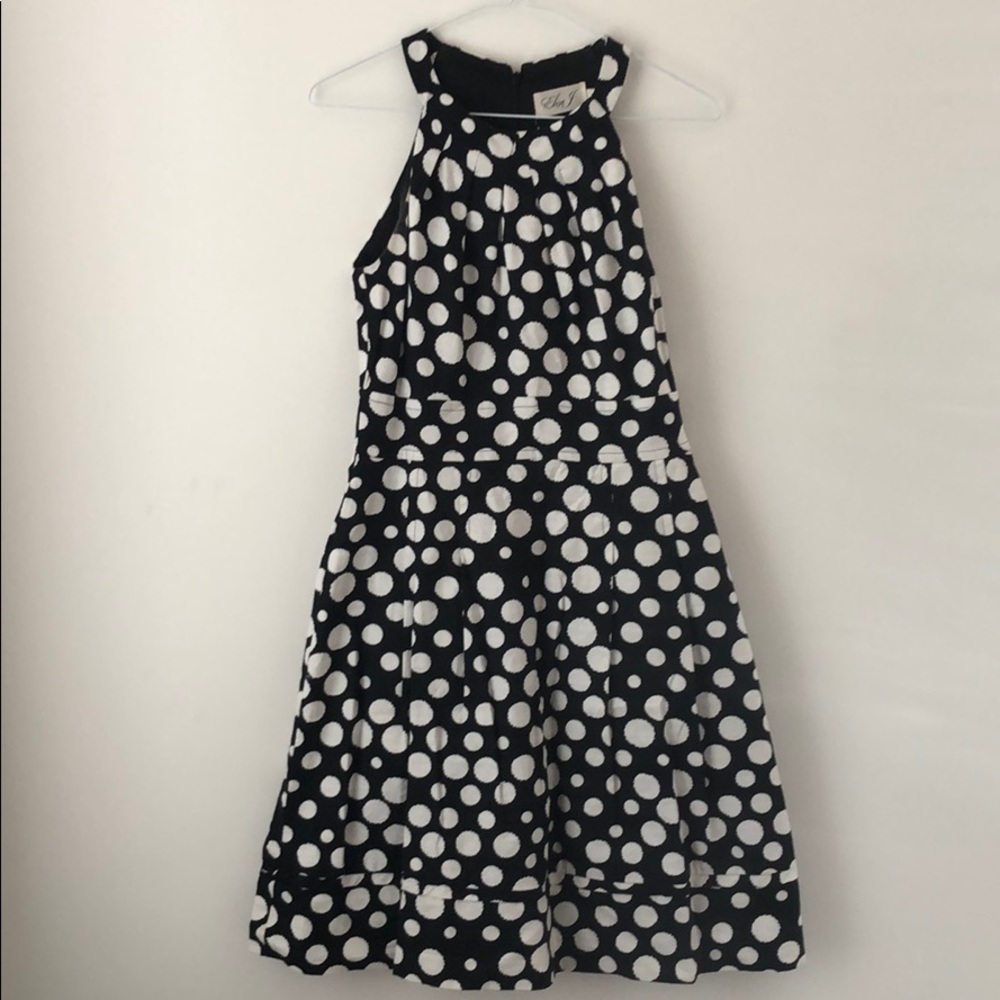 Eliza J polka dot dress